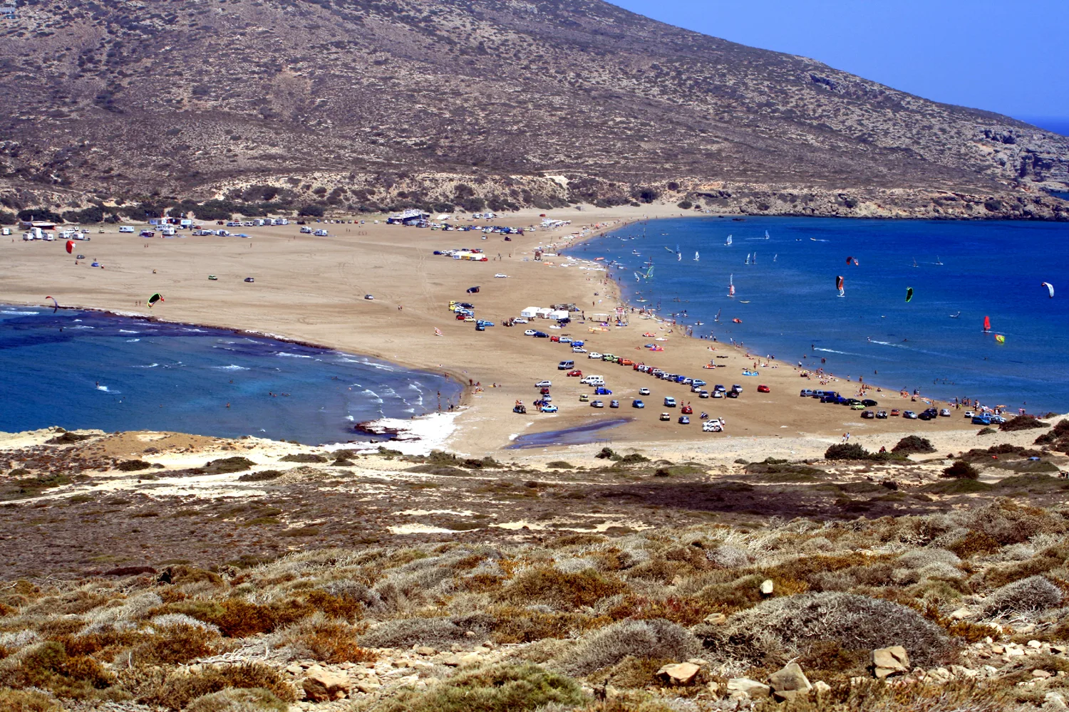 ️ Jour 5 : le sud sauvage, de Monolithos à Prassonissi