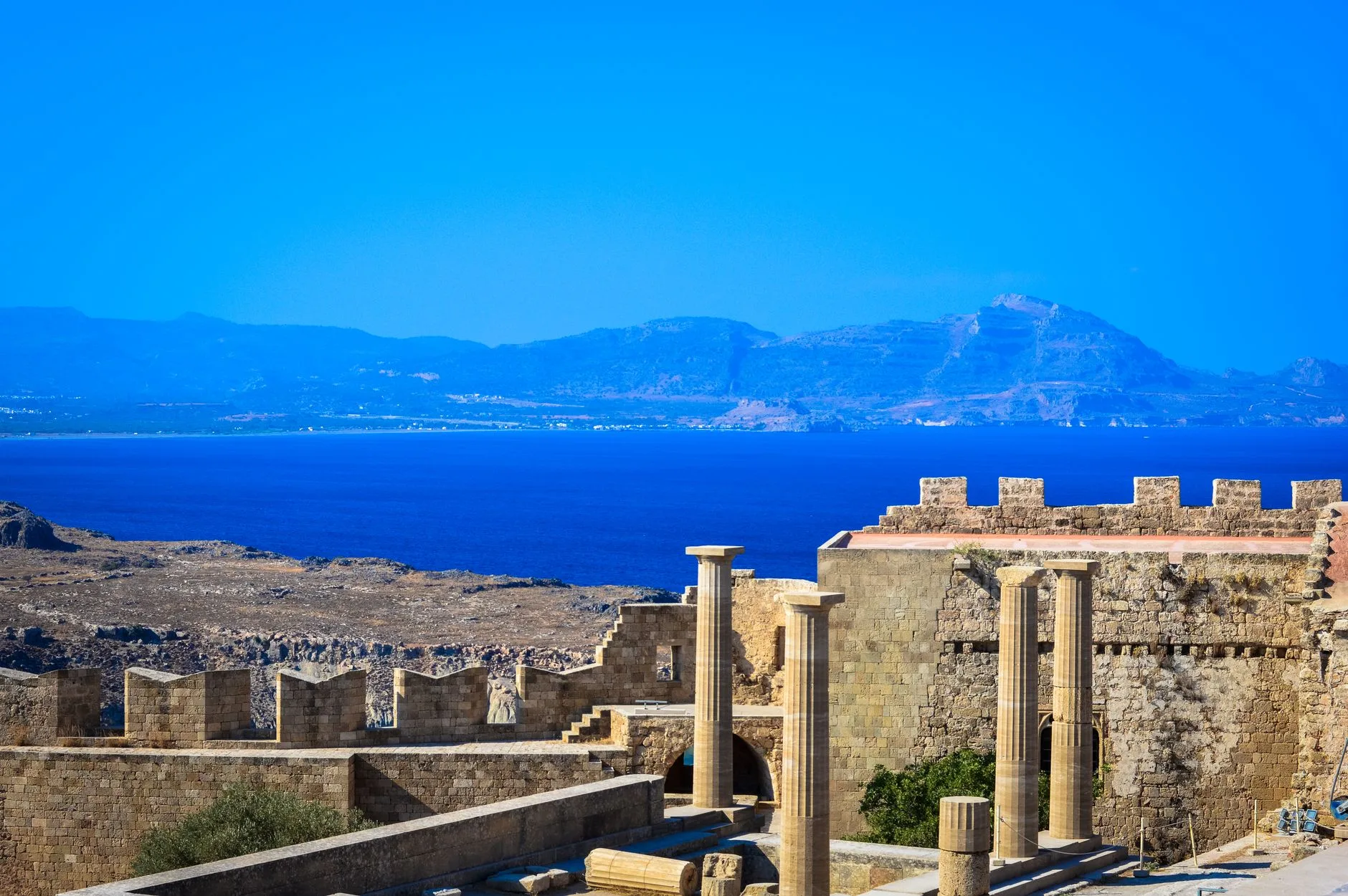 ️ L'acropole de Lindos et le temple d'Athéna
